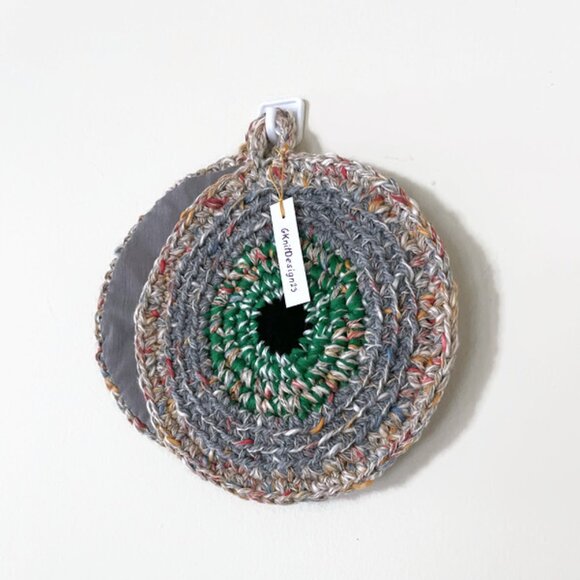 Crochet Pot Holders, Kitchen Decor, Crochet Gift Under 15, Handmade Potholders - Picture 2 of 8